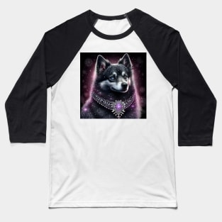 Dazzling Pomsky Baseball T-Shirt